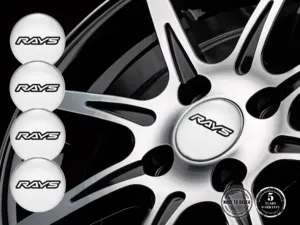 Rays Stile Adesivi Ruota Badge Bombati Personalizzati